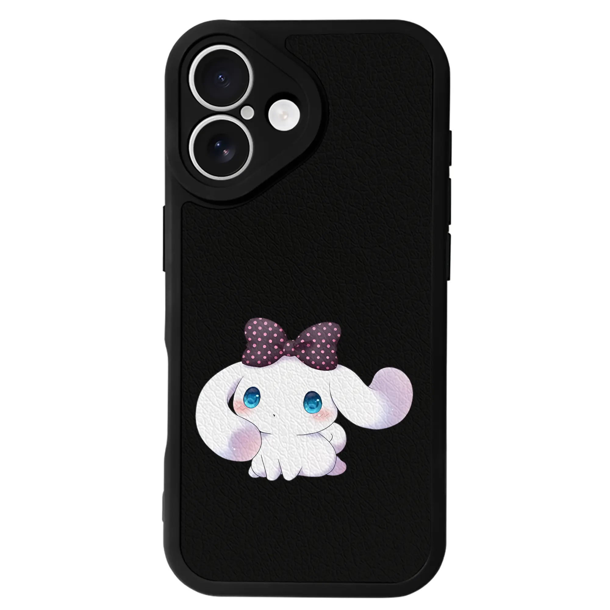 サンリオ グッズ,シナモロール - IPhone 16シリーズ対応 ・ シリコンスマホケース ・ レザー調 ・ 高精度フィット ・ 耐衝撃 ・ ワイヤレス充電対応 ・ 精密カット